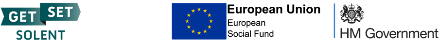 GetSet Solen, European Union Social Fun and HM Government logos